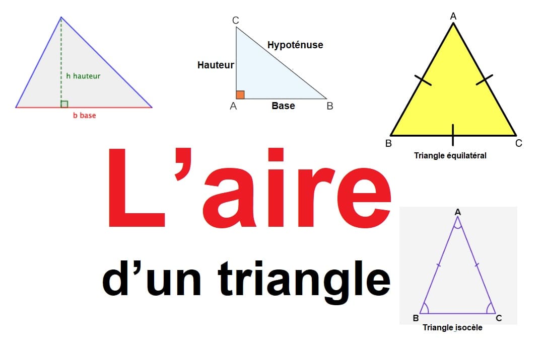 Comment calculer facilement l'aire d'un triangle ? - Truc Mania